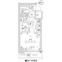 埼玉県川口市西青木1丁目（賃貸マンション1K・6階・21.37㎡） その2