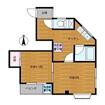 東京都北区赤羽2丁目（賃貸マンション2K・4階・30.00㎡） その2