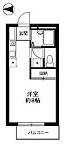 東京都北区滝野川2丁目（賃貸アパート1R・1階・20.87㎡） その2