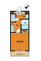 東京都北区岸町1丁目（賃貸マンション1K・3階・20.90㎡） その2