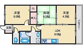 サンフォレストびしょう  ｜ 大阪府茨木市下穂積4丁目（賃貸マンション3LDK・1階・55.00㎡） その2