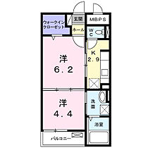 LaLuce  ｜ 大阪府摂津市鳥飼本町4丁目（賃貸マンション1LDK・2階・34.80㎡） その2