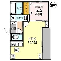 D-residence辻子  ｜ 大阪府高槻市辻子2丁目（賃貸アパート1LDK・1階・41.29㎡） その2