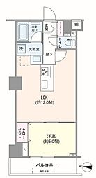 ブライズ方南町 1LDKの間取図画像
