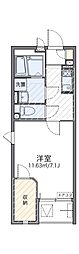 レオネクストコラッジョ 1Kの間取図画像