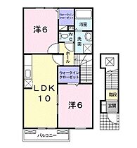 未来予想図II 202 ｜ 埼玉県深谷市田中228番地（賃貸アパート2LDK・2階・54.85㎡） その2