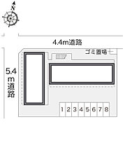 レオパレスハナブサ　Nara 215 ｜ 埼玉県鴻巣市逆川１丁目2-33（賃貸マンション1K・2階・19.87㎡） その3