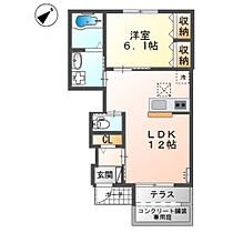 ジェントリー  ｜ 埼玉県東松山市大字市ノ川（賃貸アパート1LDK・1階・42.73㎡） その2