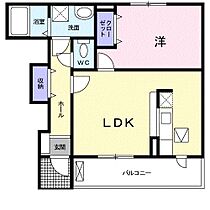 ベル・アルモニーI 102 ｜ 埼玉県川越市大字小堤495番地1（賃貸アパート1LDK・1階・45.12㎡） その2