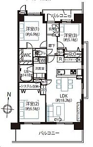 間取り:こちらの物件は廊下を最小限にした間取りです。限られた家の面積の中で廊下が占める割合が多いと他の部屋の広さにしわ寄せいってしまいます。ムダな廊下を無くすことでゆとりある居室空間が可能となります。 間取り:こちらの物件は廊下を最小限にした間取りです。限られた家の面積の中で廊下が占める割合が多いと他の部屋の広さにしわ寄せいってしまいます。ムダな廊下を無くすことでゆとりある居室空間が可能となります。