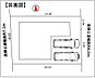 間取り：区割図（限定1棟！並列2台駐車可能です！）