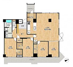 クレッセンコート浅草 4LDKの間取図画像