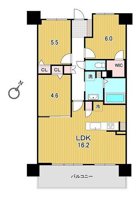 ☆3LDK+全居室収納スペース+ペット相談☆専有面積73.00m2・バルコニー面積12.42m2