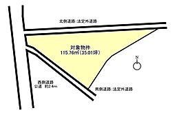 売土地　岡山市中区門田文化町1丁目