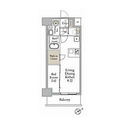 LiveFlat千種WEST 1LDKの間取図画像