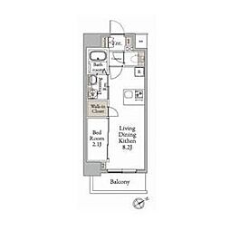 LiveFlat千種WEST 1LDKの間取図画像
