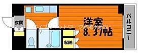 ジュネス天領I  ｜ 岡山県倉敷市老松町3丁目（賃貸マンション1K・4階・22.61㎡） その2