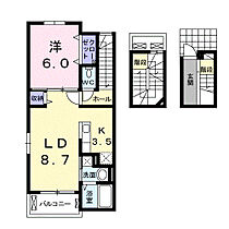 岡山県倉敷市老松町3丁目5番55号（賃貸アパート1LDK・3階・53.34㎡） その2