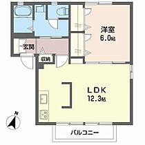 岡山県倉敷市児島柳田町2482-1（賃貸アパート1LDK・1階・43.75㎡） その2