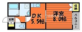 岡山県倉敷市下庄704-4（賃貸アパート1DK・1階・32.69㎡） その2