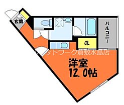 岡山県倉敷市鳥羽1-3（賃貸マンション1R・3階・32.99㎡） その2