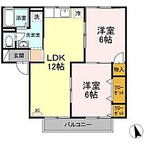 岡山県倉敷市茶屋町713-8（賃貸アパート2LDK・2階・53.70㎡） その2