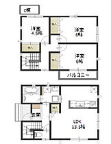 岡山県倉敷市水江1596-18（賃貸一戸建3LDK・1階・77.83㎡） その2