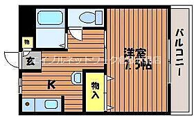 岡山県岡山市北区平野505-2（賃貸アパート1K・2階・24.00㎡） その2