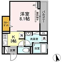 岡山県倉敷市老松町4丁目8-9（賃貸アパート1K・2階・30.30㎡） その2