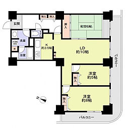 間取図画像 3LDK