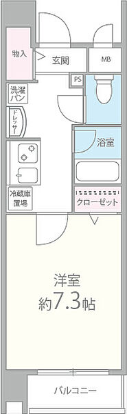 辻が花 ｜京都府京都市右京区西院矢掛町(賃貸マンション1K・1階・25.08㎡)の写真 その2