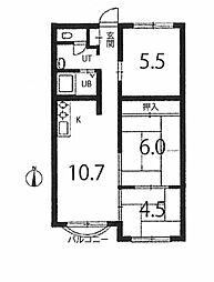 間取図画像 3LDK