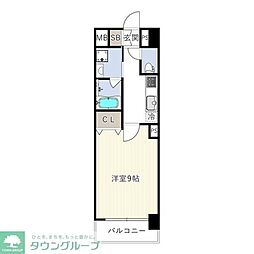 JR京浜東北・根岸線 北浦和駅 徒歩4分の賃貸アパート 2階1Kの間取り