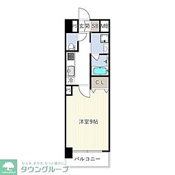 JR京浜東北・根岸線 北浦和駅 徒歩4分の賃貸マンション 4階1Kの間取り