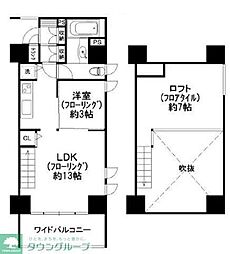 JR京浜東北・根岸線 北浦和駅 徒歩6分の賃貸マンション 3階1LDKの間取り