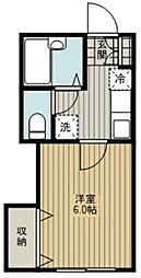 JR京浜東北・根岸線 浦和駅 徒歩13分の賃貸アパート 1階1Kの間取り