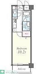 JR京浜東北・根岸線 川口駅 徒歩8分の賃貸マンション 6階1Kの間取り