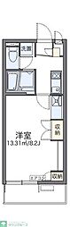 レオネクストシャンブル 1Kの間取図画像