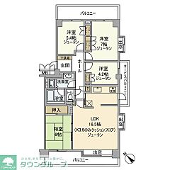 物件の間取り