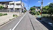 東側前面道路　北方面