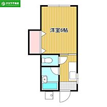 東洋コーポ 202 ｜ 大分県大分市高松東1丁目5-32（賃貸アパート1K・2階・24.00㎡） その2