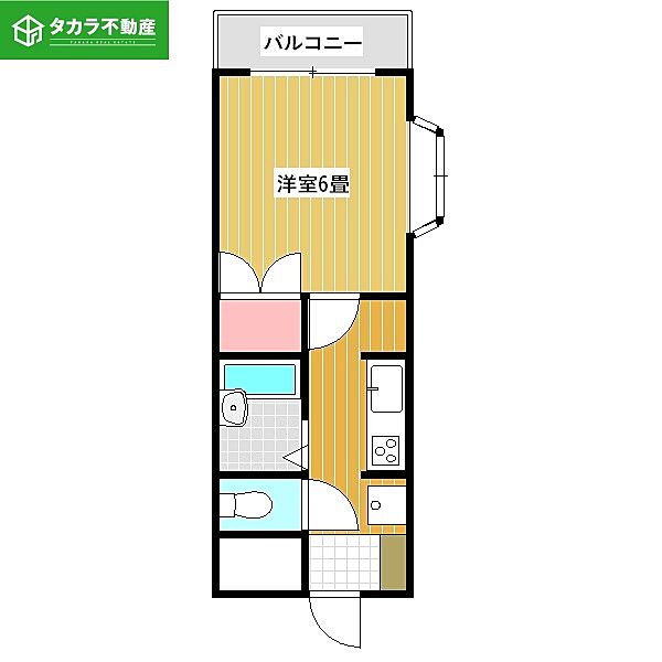 インテリジェントコーポNO IKI 406｜大分県大分市大字政所(賃貸マンション1K・4階・21.42㎡)の写真 その2