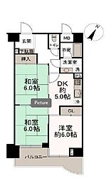間取図画像 3DK