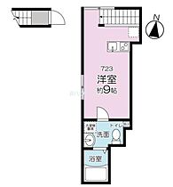 東京都中野区本町3丁目（賃貸アパート1R・2階・23.66㎡） その2