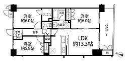間取図画像 3LDK