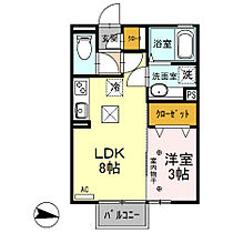 Floral Nakajima II  ｜ 群馬県前橋市天川大島町1丁目（賃貸アパート1LDK・1階・29.25㎡） その2