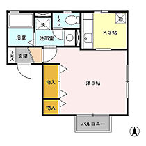 シエル高井  ｜ 群馬県前橋市高井町1丁目（賃貸アパート1K・2階・29.81㎡） その2