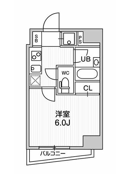 東京都港区新橋４丁目(賃貸マンション1K・6階・20.49㎡)の写真 その2