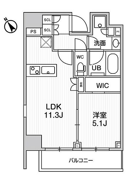 東京都台東区柳橋１丁目(賃貸マンション1LDK・3階・41.79㎡)の写真 その2