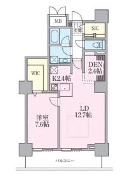 東京都荒川区南千住４丁目(賃貸マンション1SLDK・27階・59.96㎡)の写真 その2